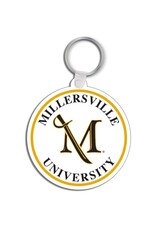 Soft Cut Keyring - White