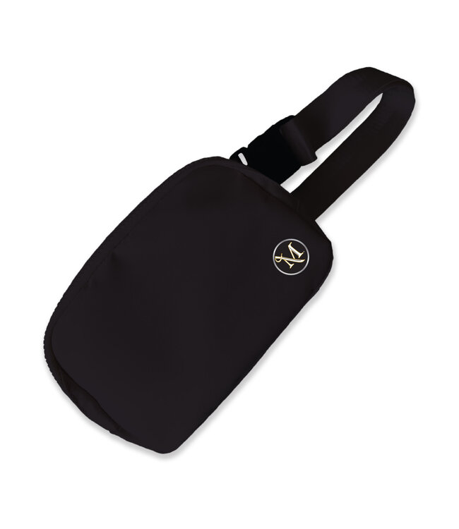 Belt Bag with M Sword Medallion