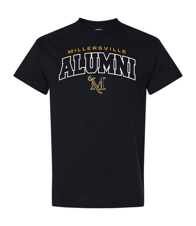 Block Letter ALUMNI Tee Black