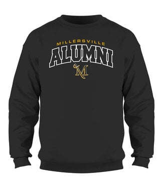 Block Letter ALUMNI Crew Black