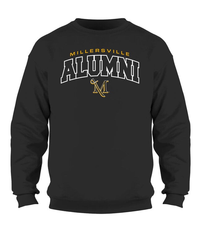 Block Letter ALUMNI Crew Black