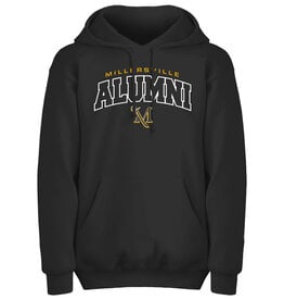 Block Letter ALUMNI Hood Black