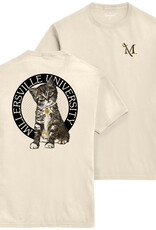 Kitten with Millersville University Tee Plaster