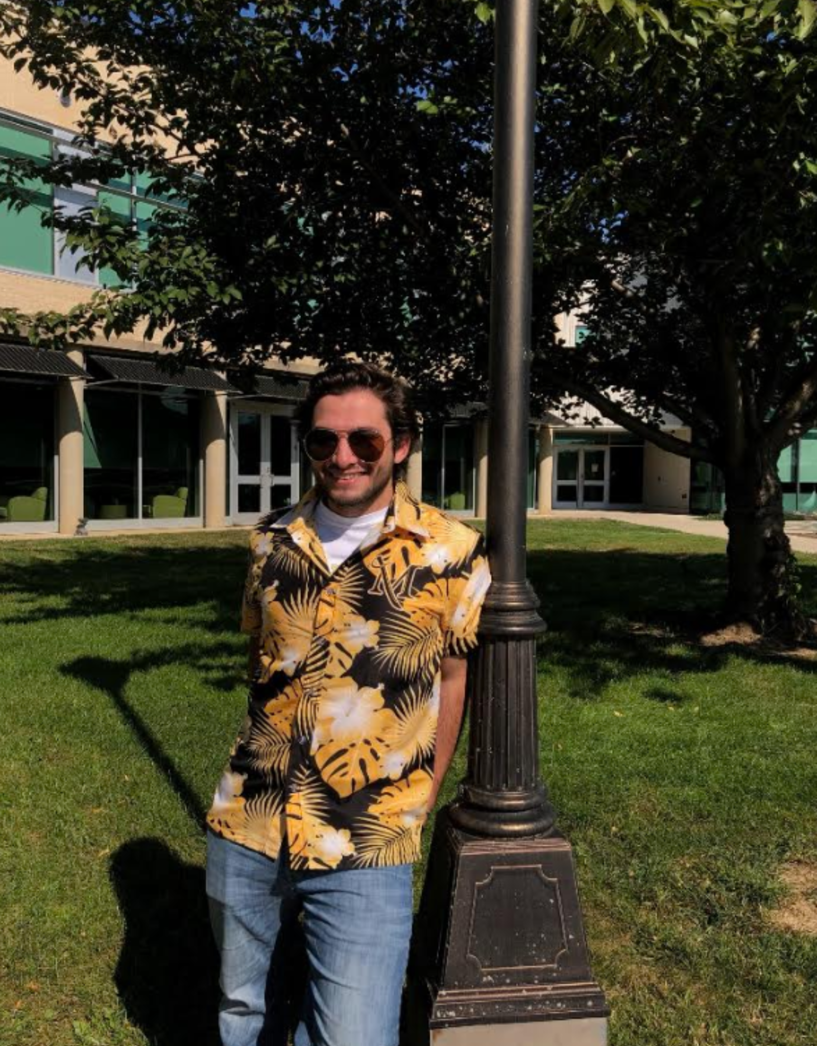 "Aloha" Hawaiian Collared Shirt