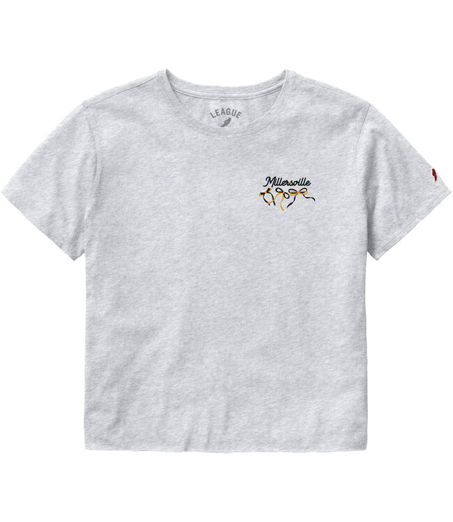 League Clothesline Cotton Crop Embroidered Bows Ash