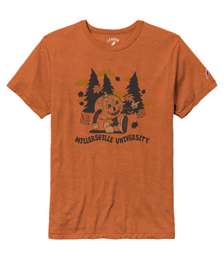 League Walking Pumpkin Tee Heather Bunt Orange