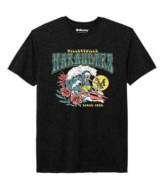 Permanent Vacation Vintage Sheer Tee Black Heather