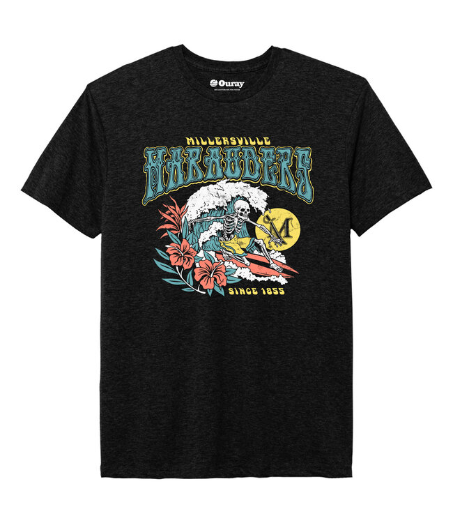 Permanent Vacation Vintage Sheer Tee Black Heather