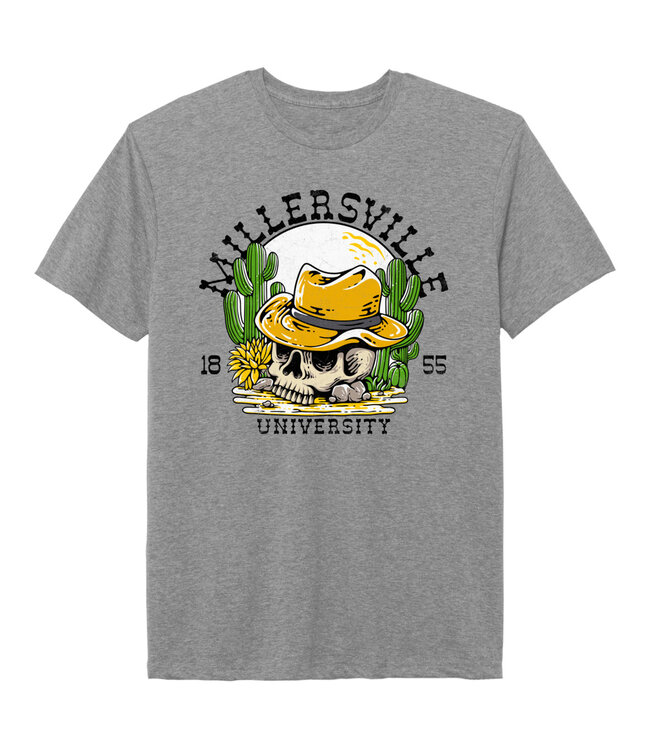 Western Wahoo Vintage Sheer Tee Heather Grey
