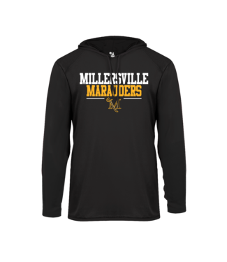 B-Core Longsleeve Hooded Tee Black