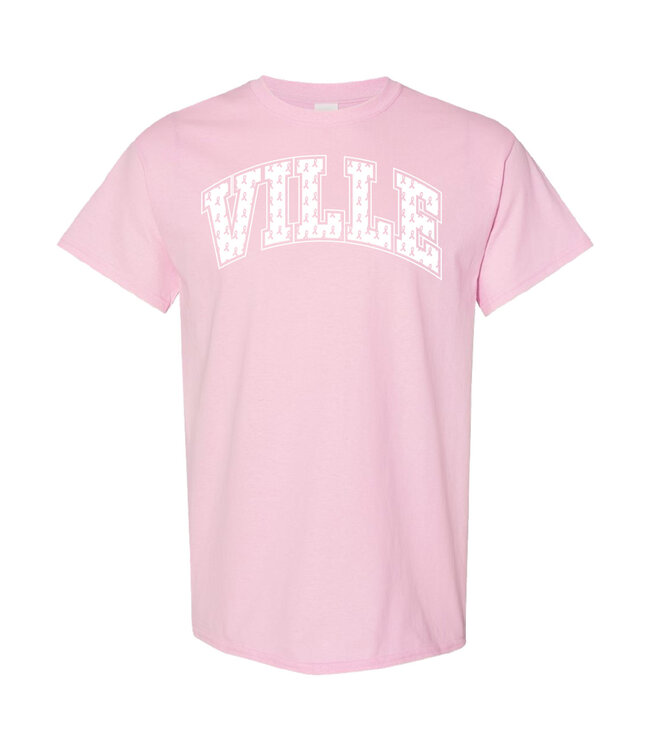 Breast Cancer Ribbon VILLE Short Sleeve