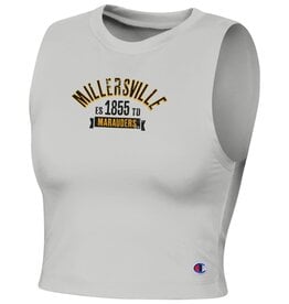 Champion Women's Inline Crop Tank Silver Opal