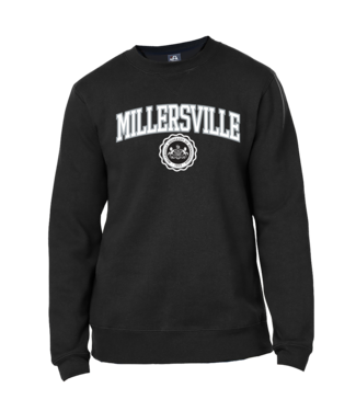 Sewn Campus Twill Premium Crew Black