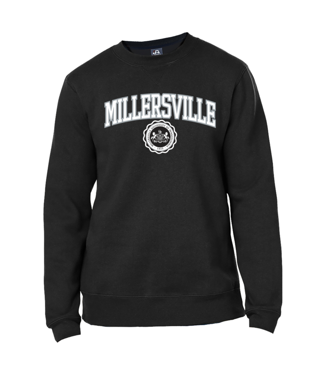 Sewn Campus Twill Premium Crew Black