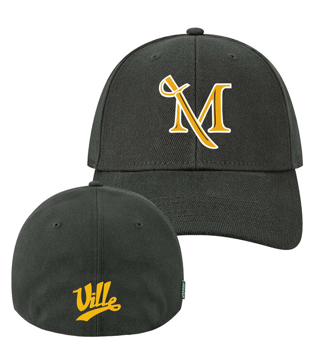 Serge Stretch Fit "The Champ" Hat Black