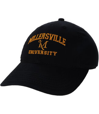 Youth Relaxed Fit Twill Hat Black with Gold Embroidery