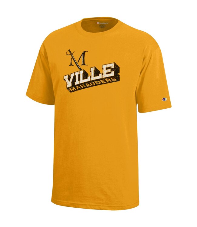 Champion Youth Short Sleeve Tee Collegiate Gold