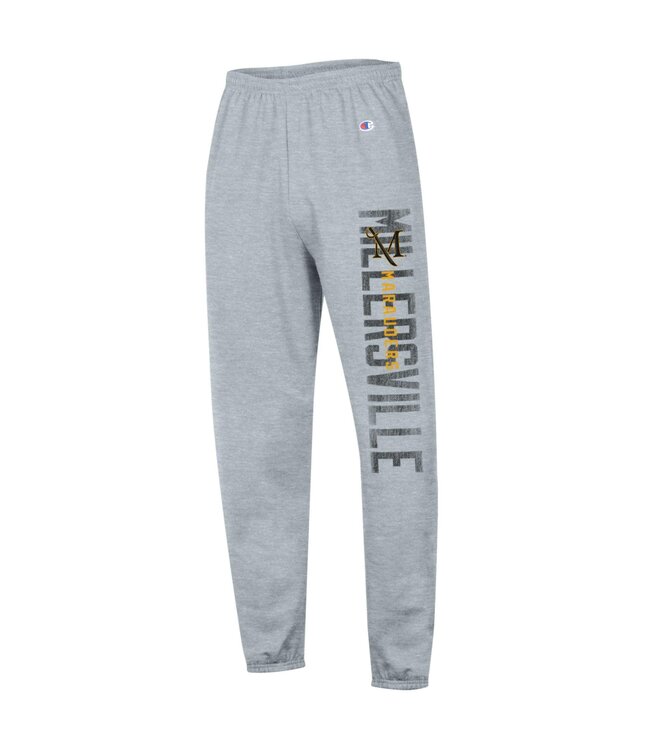 Champion Powerblend Banded Pant Millersville Marauders Heather Grey