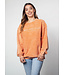 Corded Crew with Embroidery