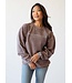 Corded Crew with Embroidery