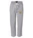 Embroidered M-Sword Open Bottom Pants Oxford Grey