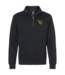 Left Chest Embroidered M-Sword 1/4 Zip Black