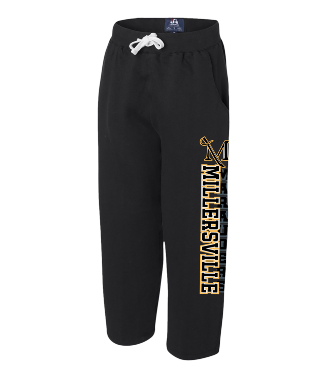 Premium Open Bottom Sweatpants Millersville Marauders