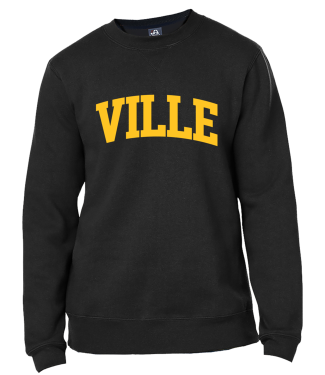 Ville Old Gold Felt Premium Crew Black