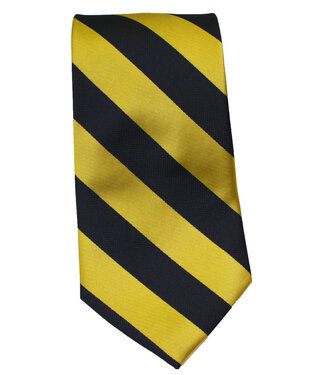Black and Gold Striped Tie