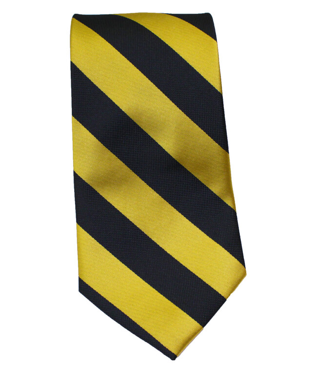 Black and Gold Striped Tie
