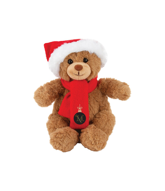 Holiday Bear Scarf and Santa Hat