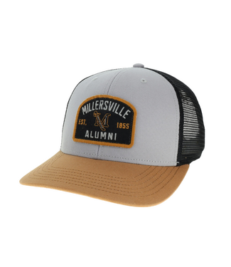 Alumni Trucker Hat Grey, Caramel and Black
