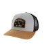 Alumni Trucker Hat Grey, Caramel and Black