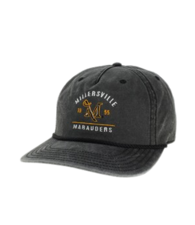 Skully Snapback Hat Black