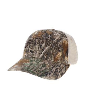 League Breakup Mesh Trucker Hat Country and Khaki