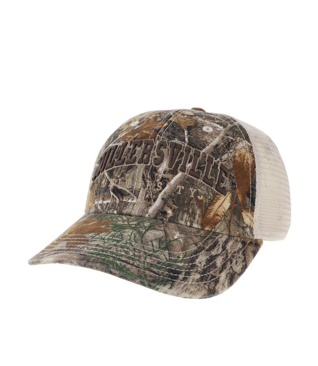 League Breakup Mesh Trucker Hat Country and Khaki