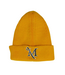 League Gold Ribbed Cuff Beanie