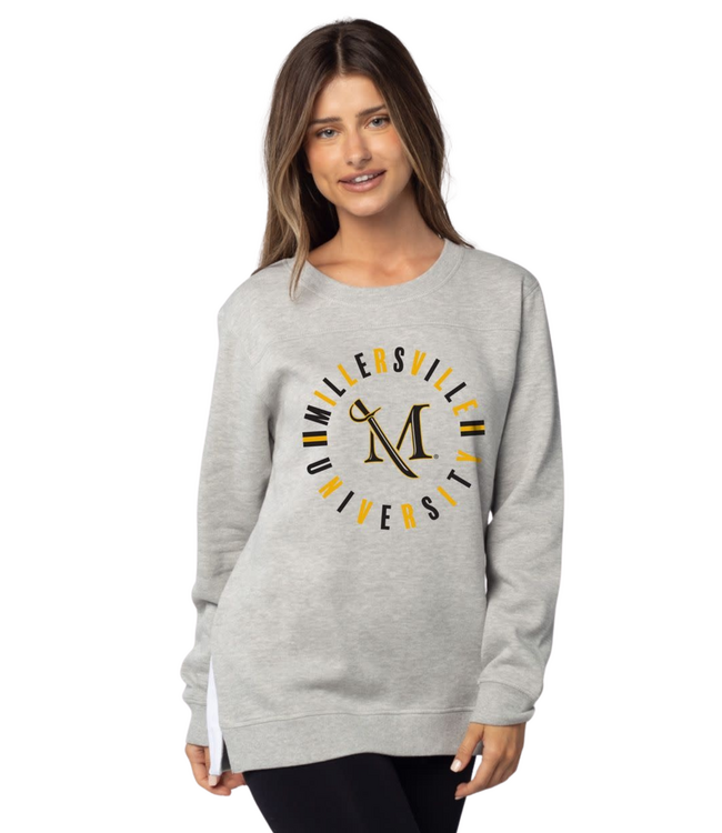 Women's Back To Basics Heather Grey Tunic Crew