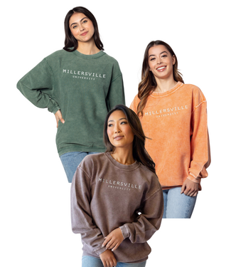 Corded Crew with Embroidery