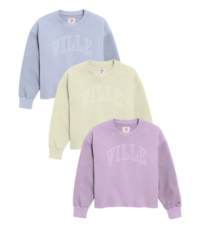 League Cropped VILLE Reverse Fleece Midi