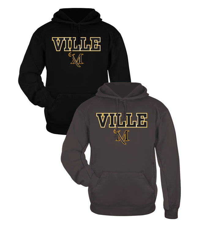Performance Fleece Hood Ville Over M-Sword