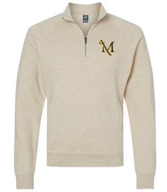 Triblend Fleece 1/4 Zip Oatmeal