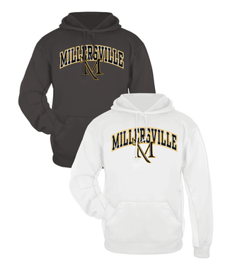 B-Core Hood Millersville Applique with M-Sword