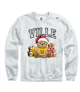 Summit Holiday Bear Crew Ash