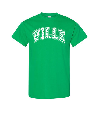 Shamrock Filled VILLE Tee Irish Green