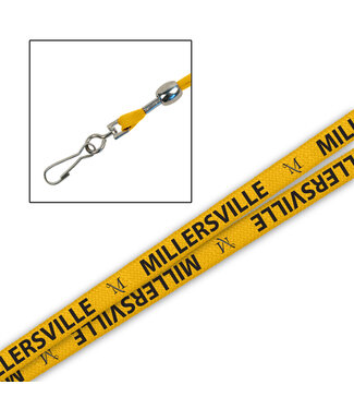 Thin Gold Lanyard with Full Color M Sword