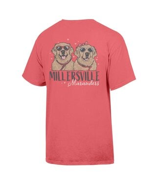 Comfort Wash Sunglasses Dogs Coral Craze Tee