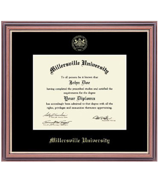 Regency Gold Text On Black Mat