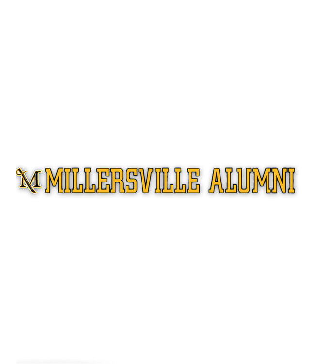 M Sword Alumni Strip Decal