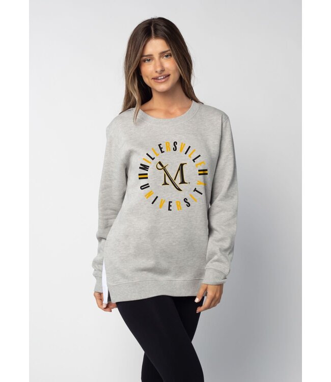 Women's Back To Basics Heather Grey Tunic Crew